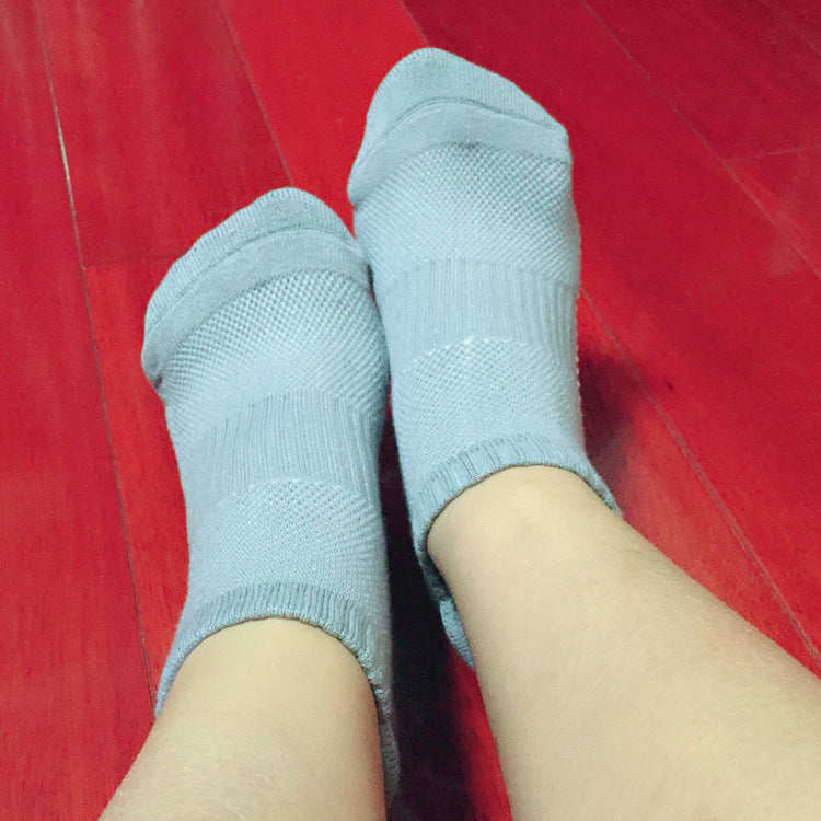 Terry-pull yoga socks