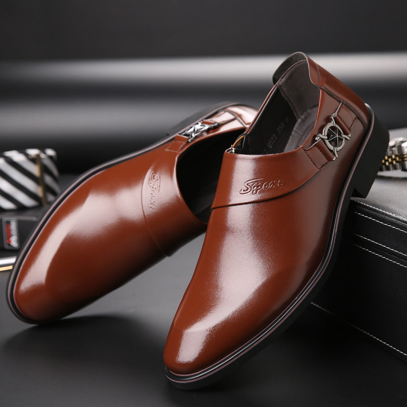 Men's business leather shoes