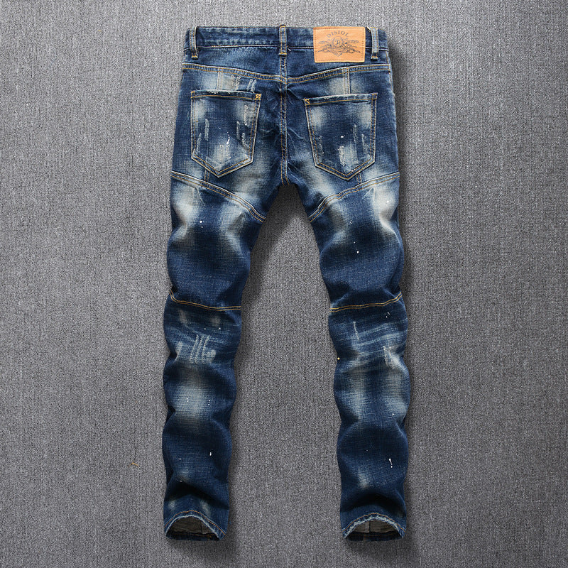 High Street Fashion Ripped Men's Jeans