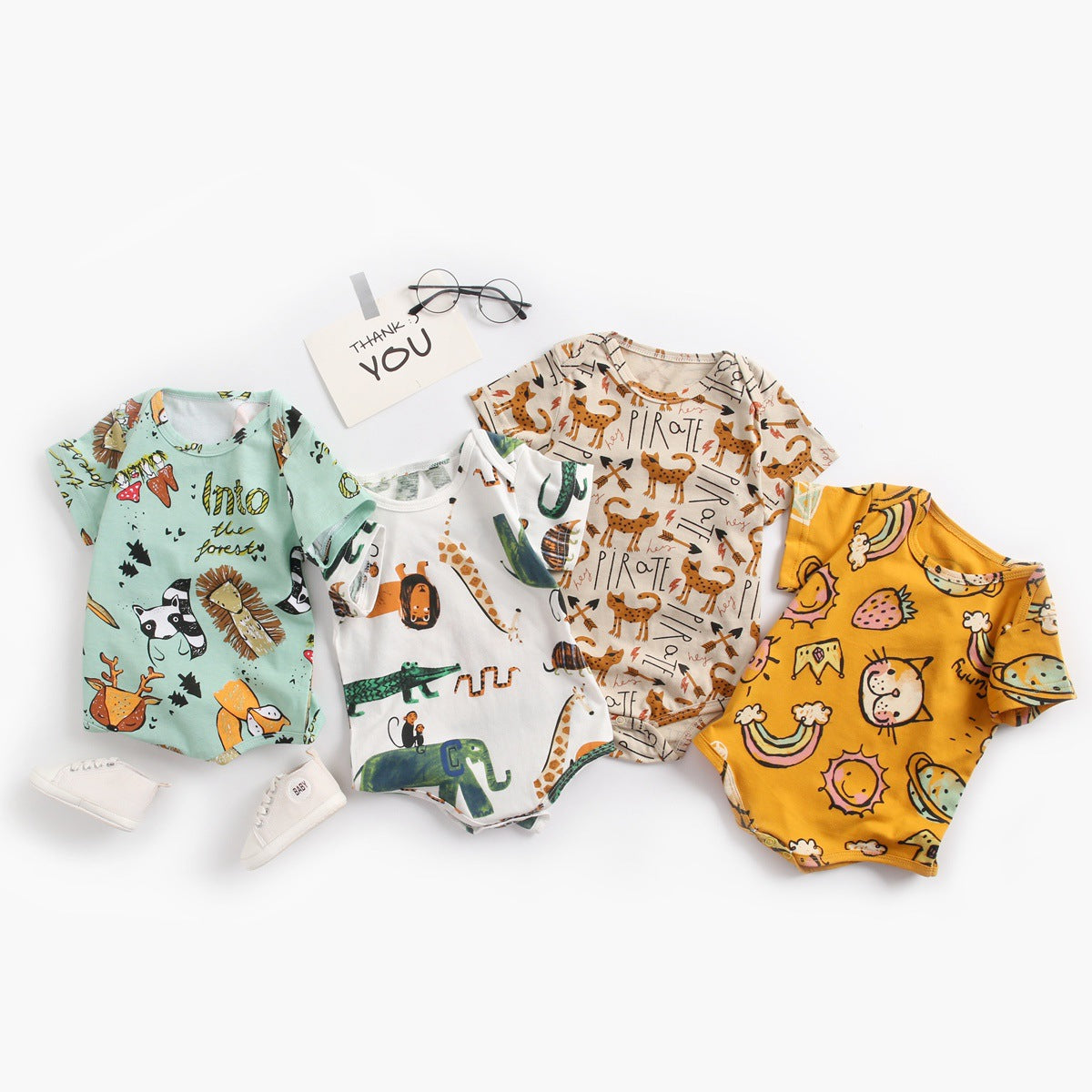 Newborn Baby Bodysuit Children Clothing Twins Fashion Girls Boy Clothes Jumpsuit Girls Clothing Suit Cotton 0-36M Body Bebe