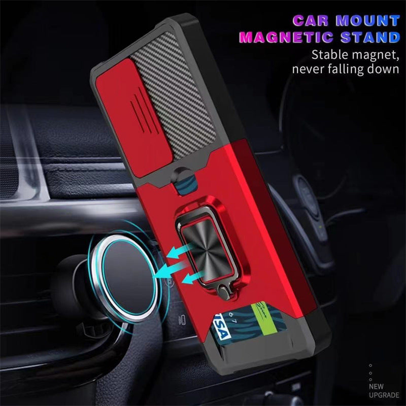 Push Window Card Phone Case Protective Cover