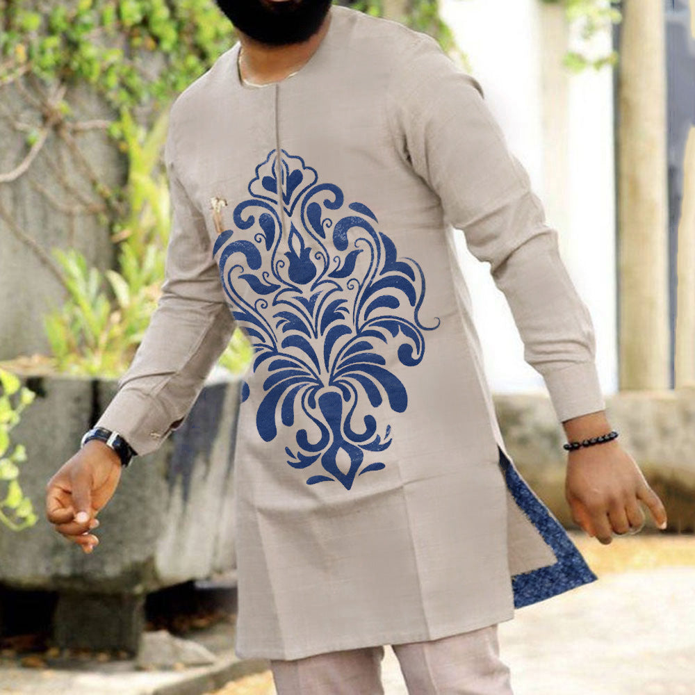 Men's Polyester Long Sleeve Shirt