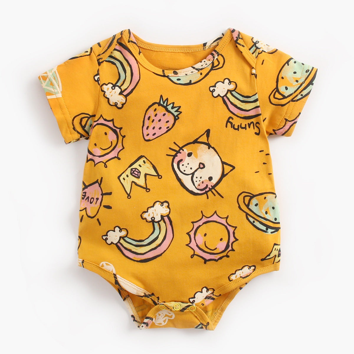 Newborn Baby Bodysuit Children Clothing Twins Fashion Girls Boy Clothes Jumpsuit Girls Clothing Suit Cotton 0-36M Body Bebe