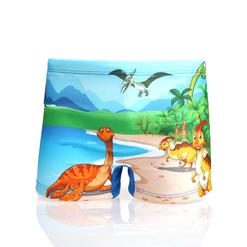 Cute cartoon swimming trunks