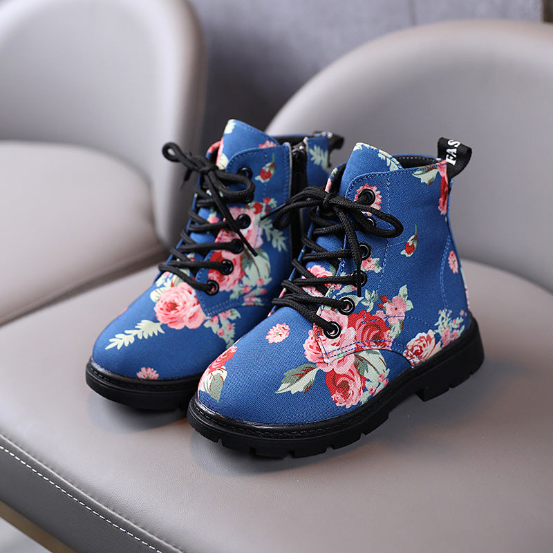 Boys' Fashion Children's Canvas Boots
