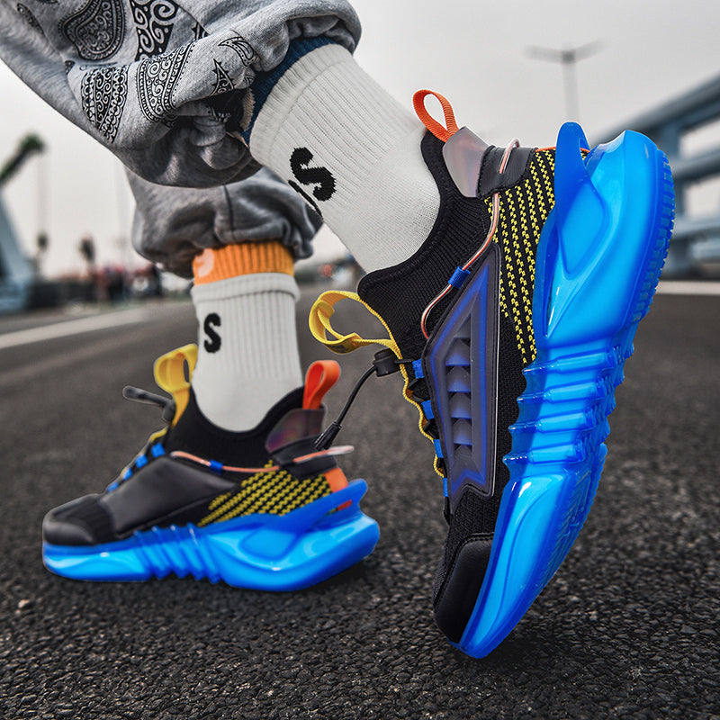 Breathable Mesh Popcorn Sports Running Shoes Casual Shoes
