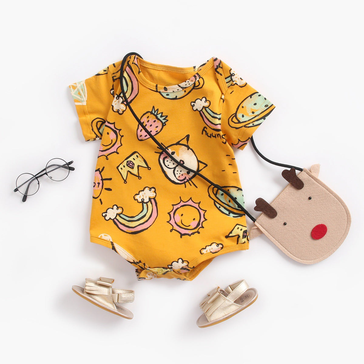Newborn Baby Bodysuit Children Clothing Twins Fashion Girls Boy Clothes Jumpsuit Girls Clothing Suit Cotton 0-36M Body Bebe