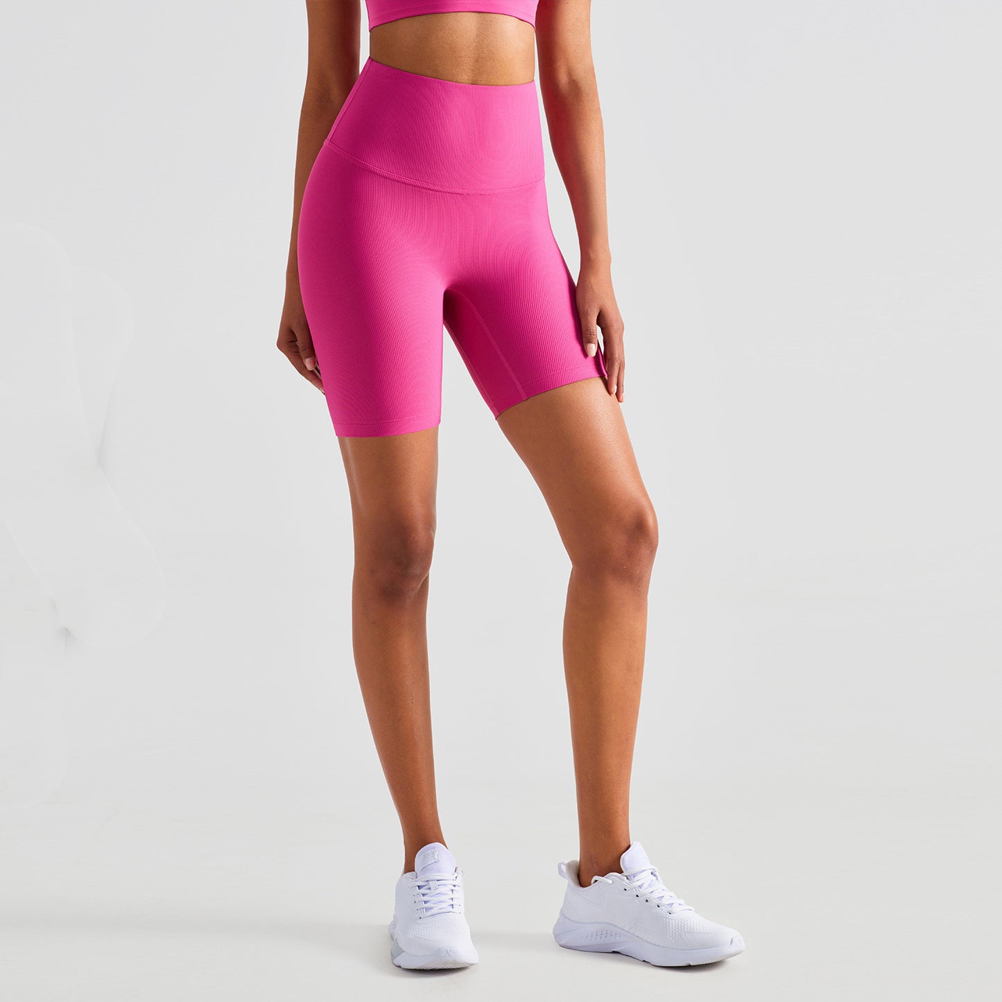 Five Point Cycling Pants Slim And High Waisted