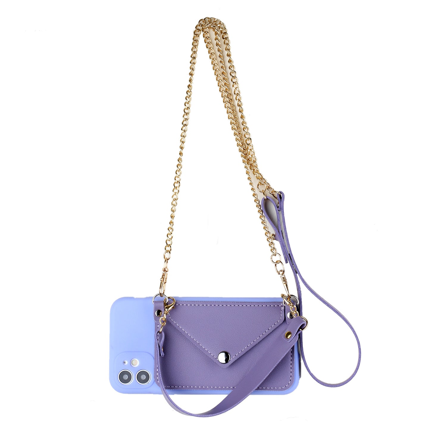 Handheld Messenger Rope Mobile Phone Case With Card Bag