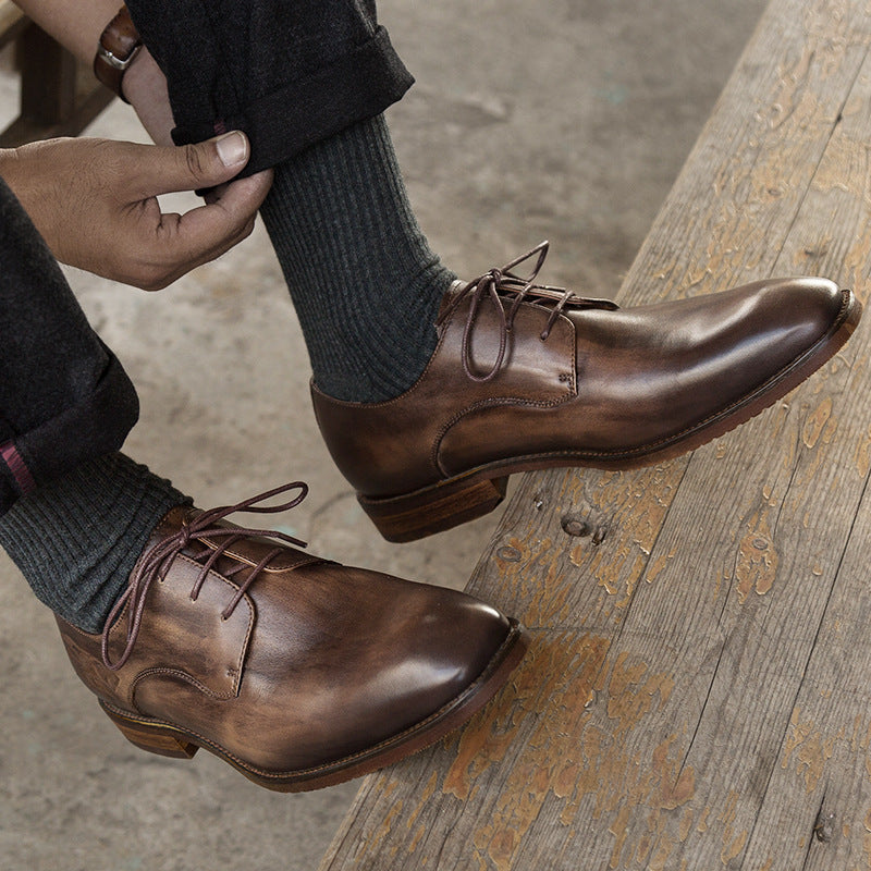 Suit Business Retro Derby Shoes