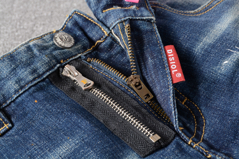 High Street Fashion Ripped Men's Jeans