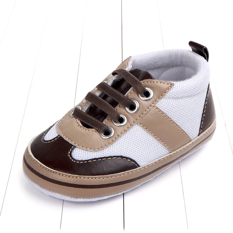 Breathable mesh non-slip spring baby shoes