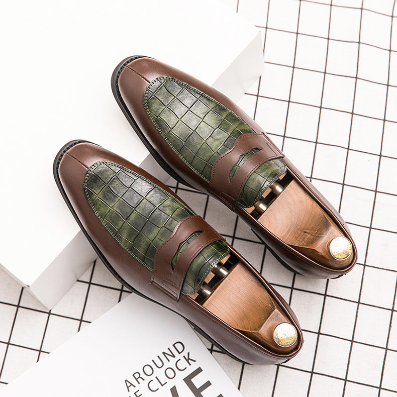 Fashion Pointed Toe Trend British Men's Wedding Shoes