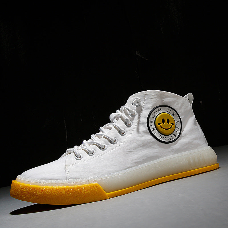 High top canvas shoes