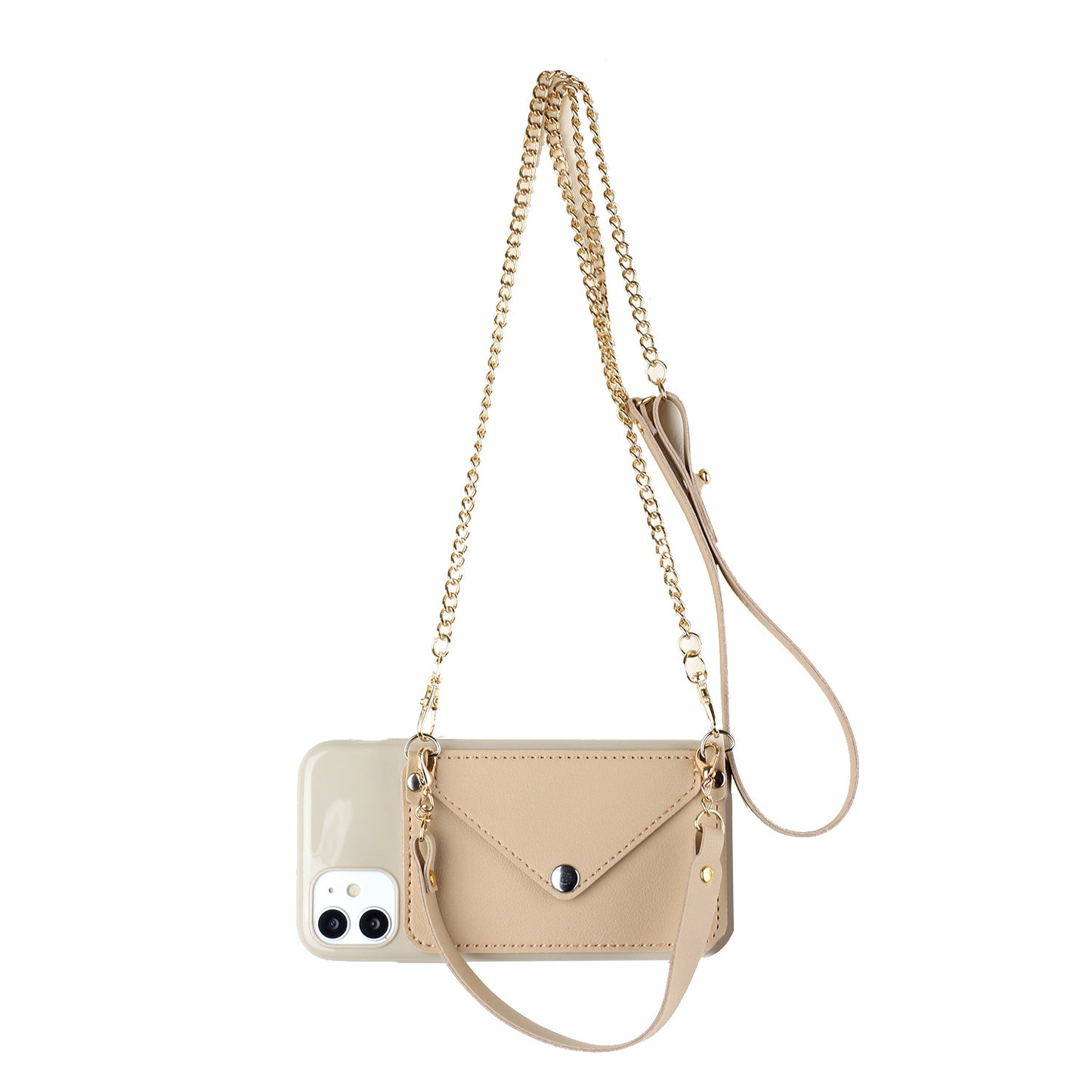 Handheld Messenger Rope Mobile Phone Case With Card Bag
