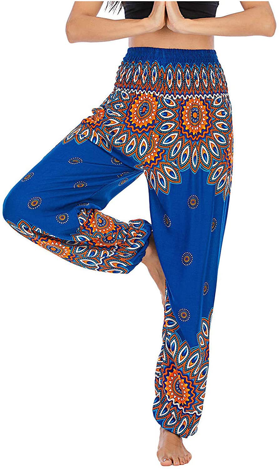 Digital Printed Casual Loose Yoga Pants