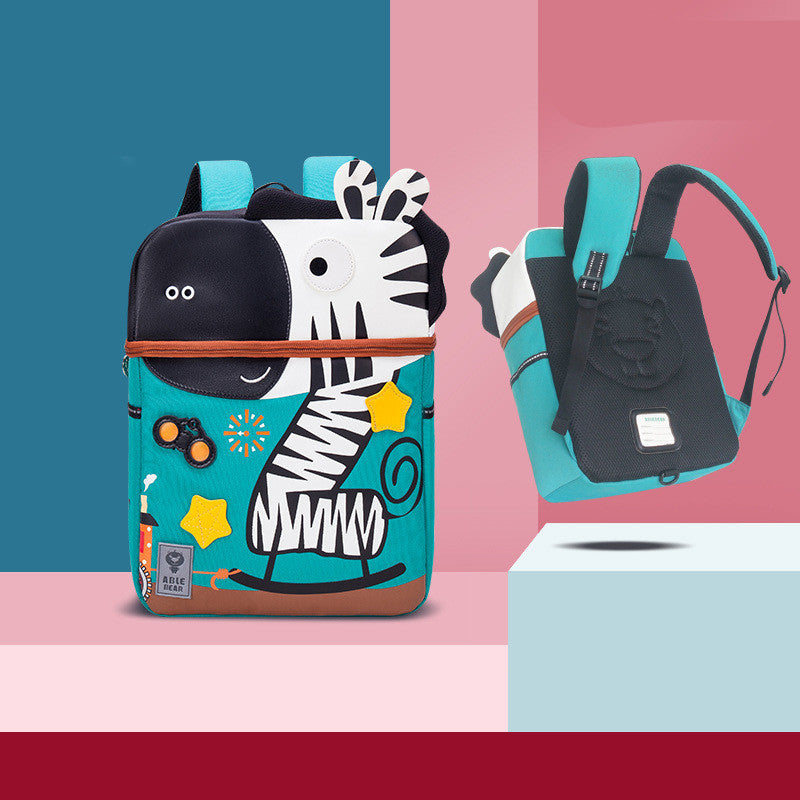 Cute Cartoon Kindergarten 5 Years Old Men And Women With Backpacks