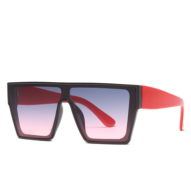 Large Frame Leopard Print Sunglasses