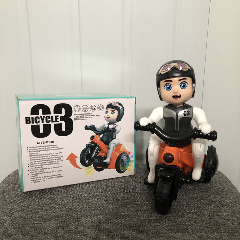 Electric Stunt Spinning Tricycle Toy For Children