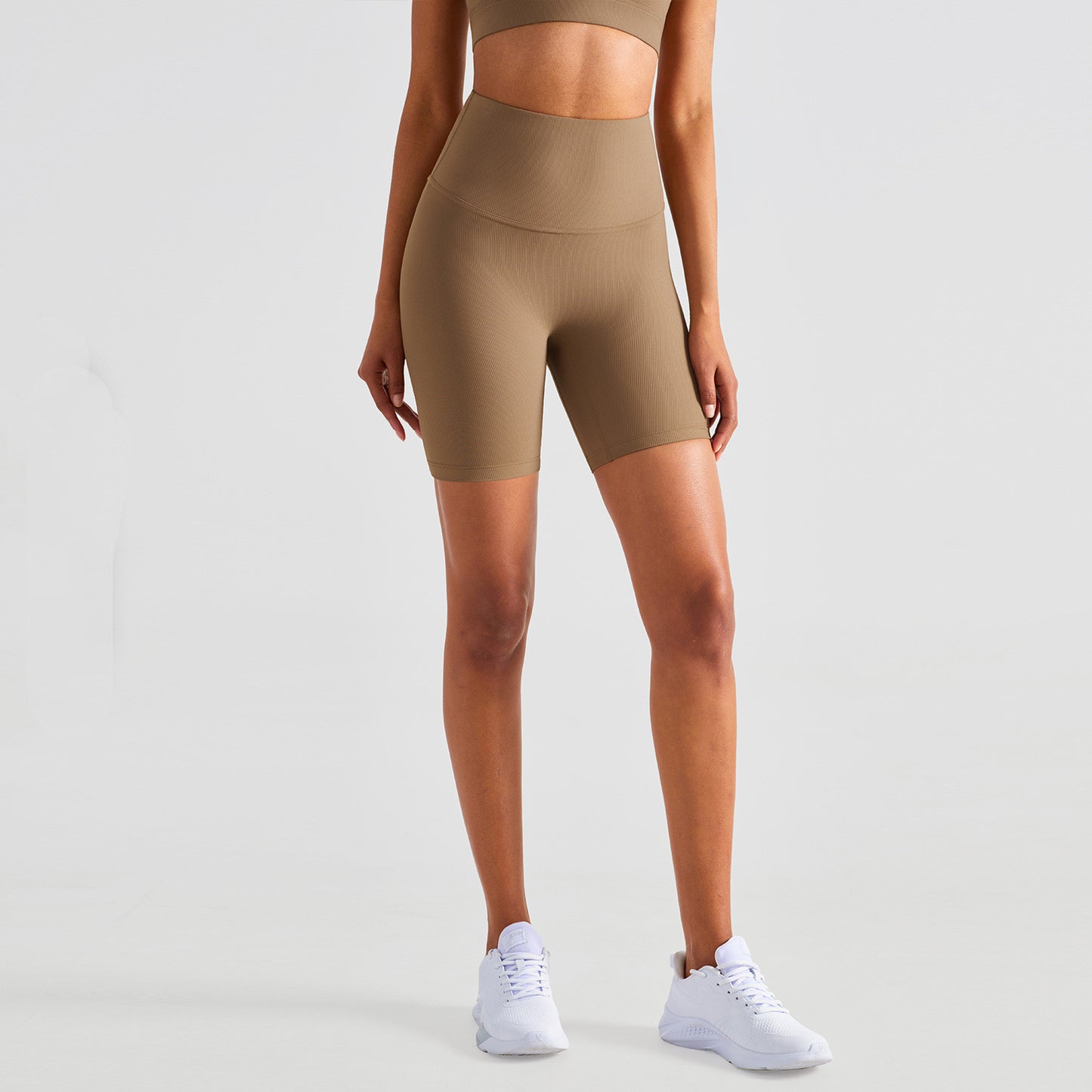 Five Point Cycling Pants Slim And High Waisted