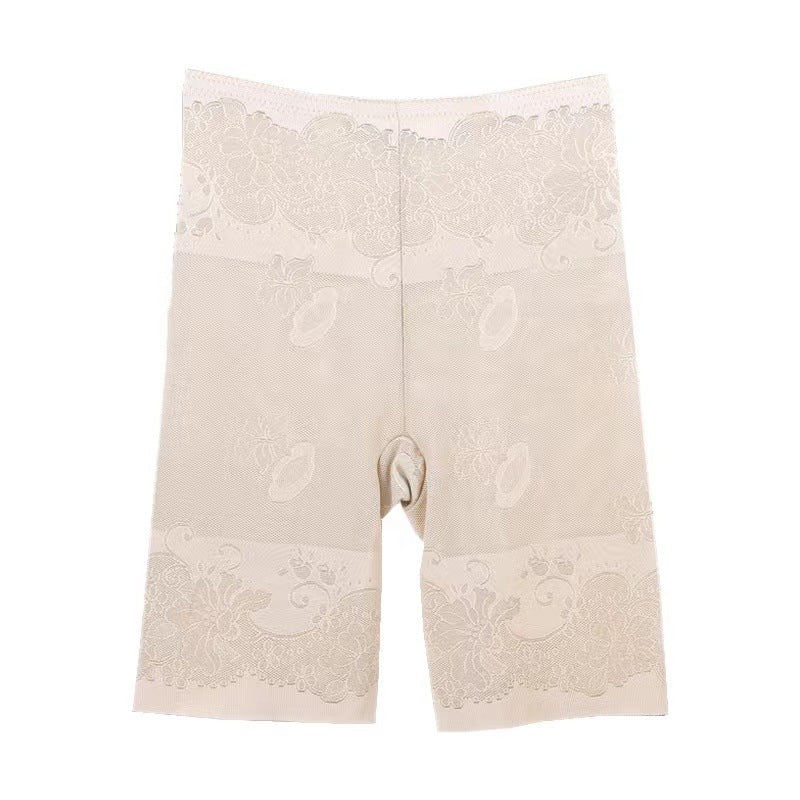 Lace Women's Jacquard High Waist Underwear Tight Cotton