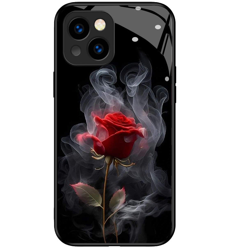 Smoked Red Rose Fashion Phone Case