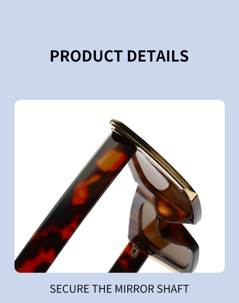 European And American Street Shooting Ins Net Red Model Square Sunglasses