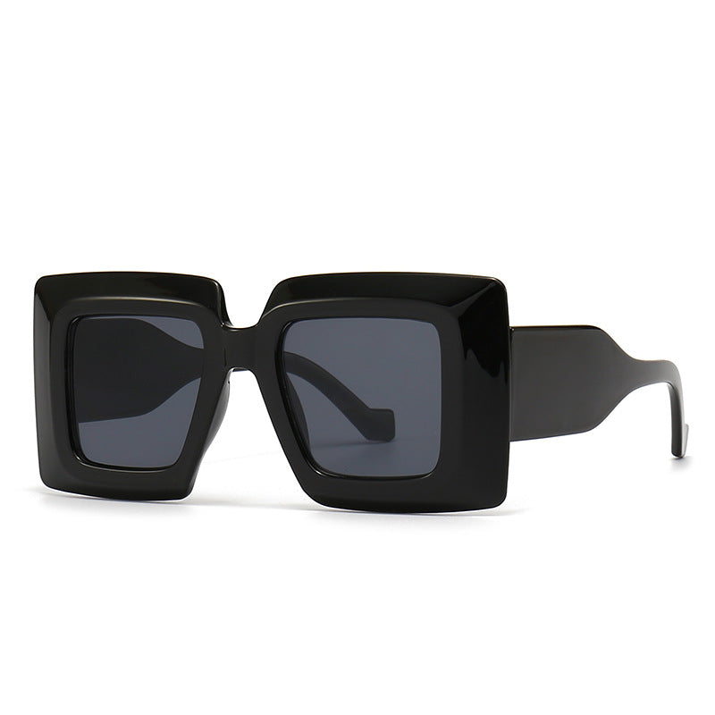 Wide Leg Flat Top Sun Female Sunglasses