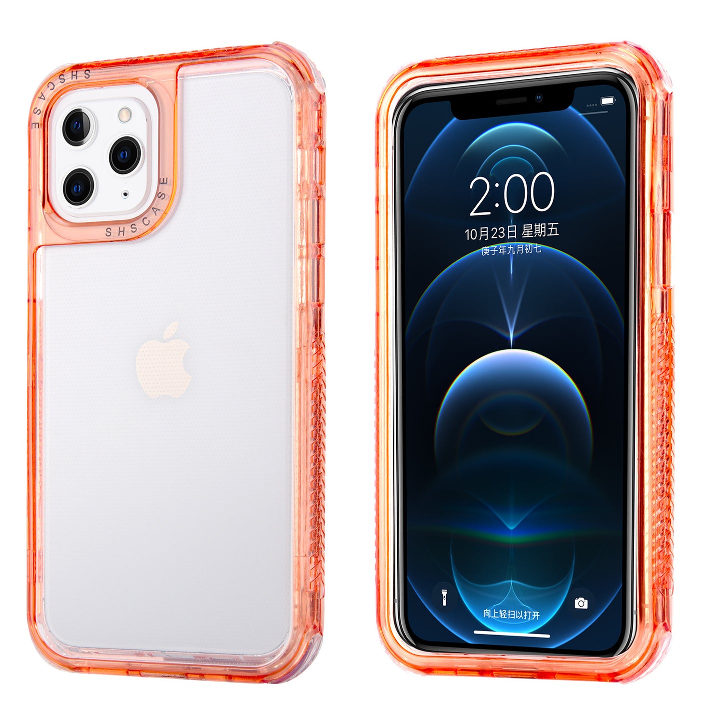 Compatible with Apple , The New Gradient Frame Is Suitable For Apple Transparent Phone Case