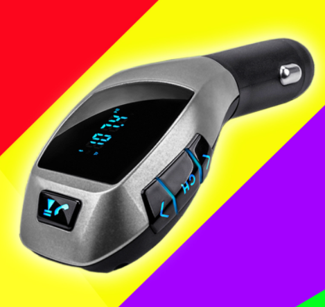X5 Vehicular Bluetooth MP3 Player Blue Light Button And LED Display