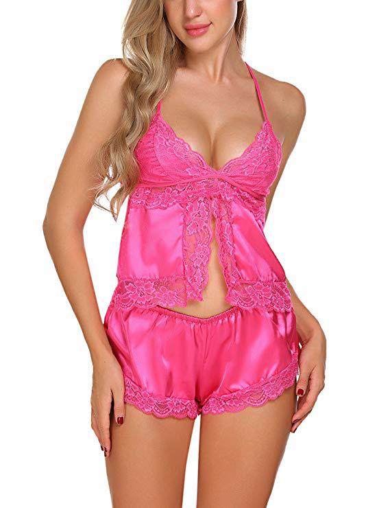 Women's Fashion Sling Pajama Shorts Sets
