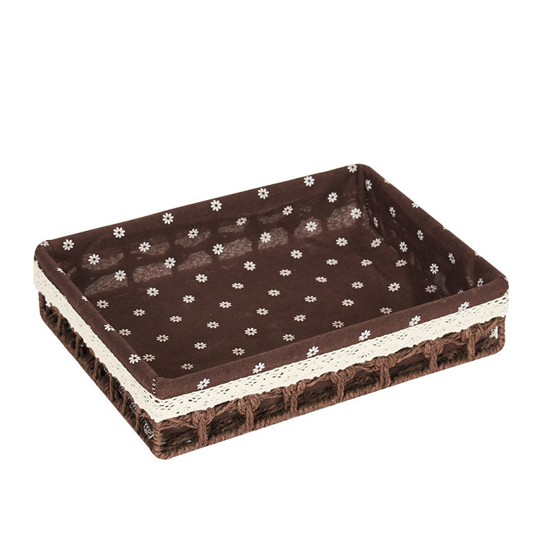 Fashion Creative Rattan Woven Storage Basket