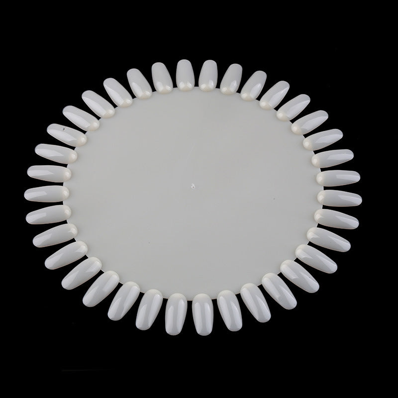 Nail Polish Big Round Nail Polish Glue Color  Card Display Rack