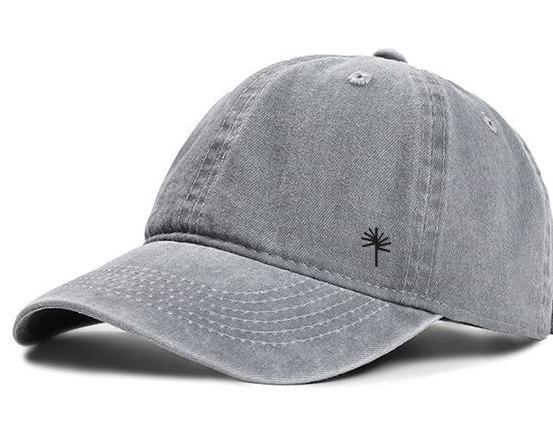 Round Face Baseball Cap Made Of Old Washed Jeans For Shading In Spring And Autumn