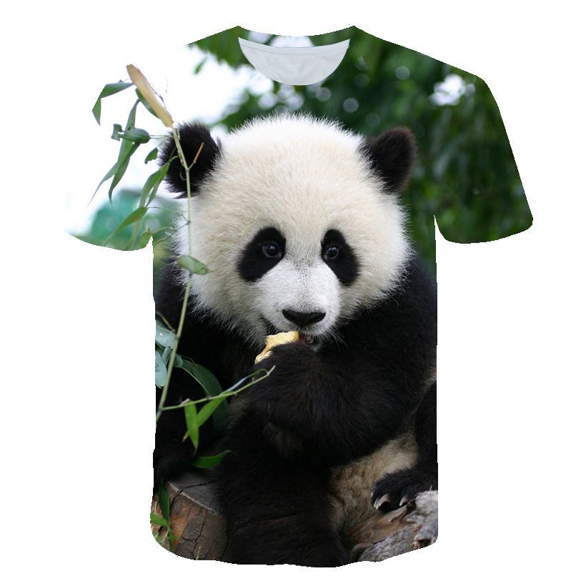 Summer New Children's T-shirt, Animal Panda 3D Digital Printing Casual And Comfortable T-shirt, Abundant Supply