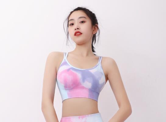 New Trend Tie-Dye Yoga Sports Shorts High Waist Hips Slimming Training Fitness Exercise Five-Point Pants