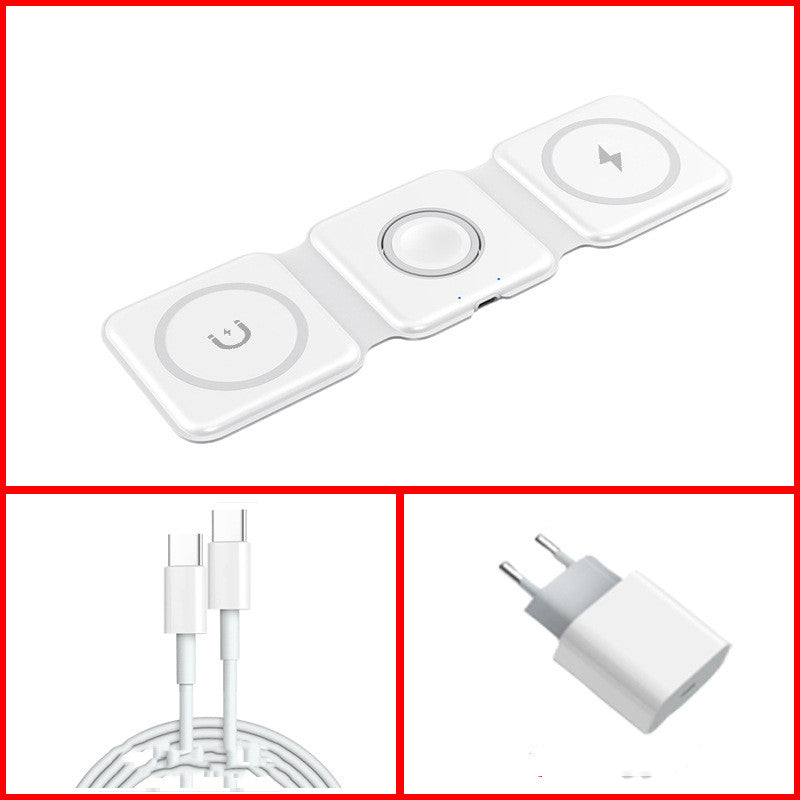 Home Fashion Minimalist Magnetic 3-in-1 Wireless Charger