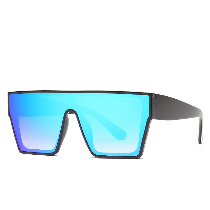 Large Frame Leopard Print Sunglasses