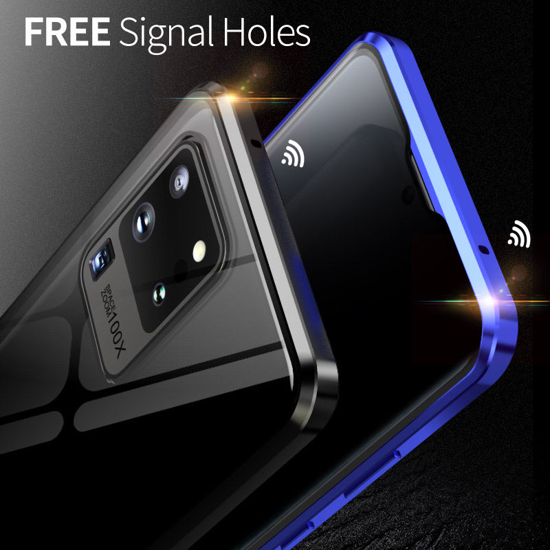 Anti-peeping Double-sided Glass Magnetic Phone Case