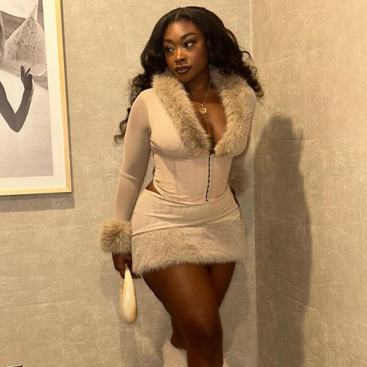 Women's Slim-fit Bodycon Mini Skirt