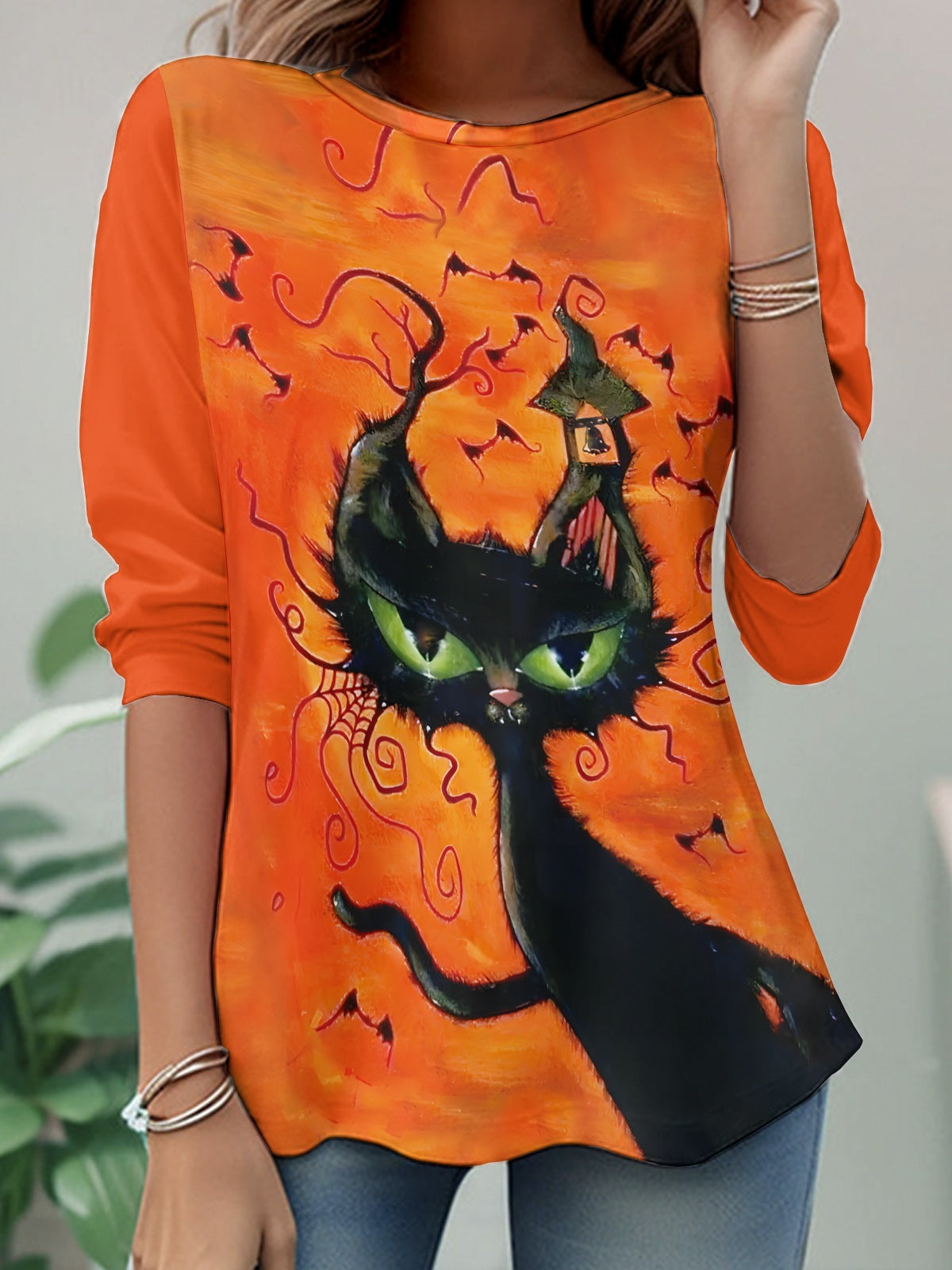 3D Digital Printing Casual Women's Top