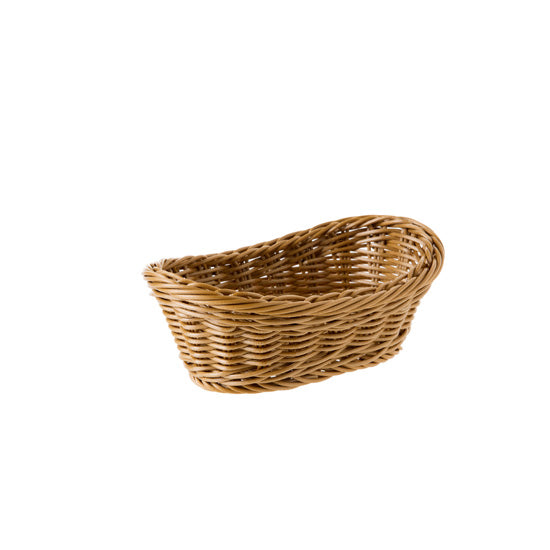 Rattan Like Storage Basket Plastic Hand Woven Basket