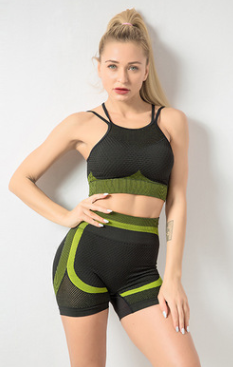 2 PCS/Set Yoga Sets Women Gym Clothes from luxurioutlet.com