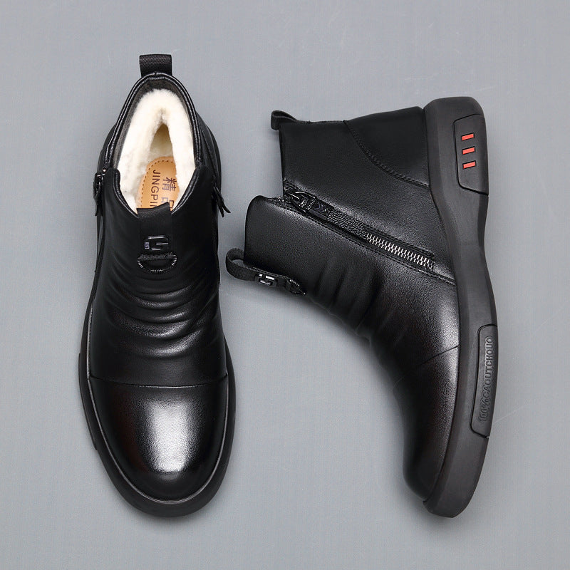 Outdoor leather shoes