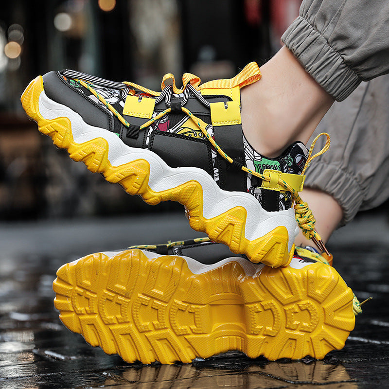 Color matching casual sports shoes