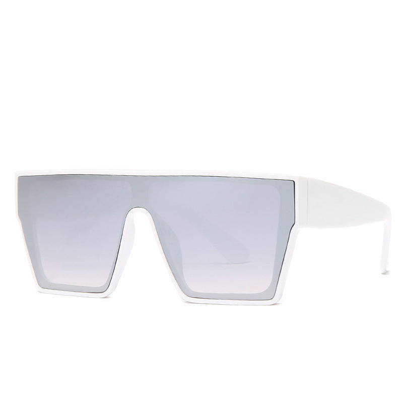 Large Frame Leopard Print Sunglasses