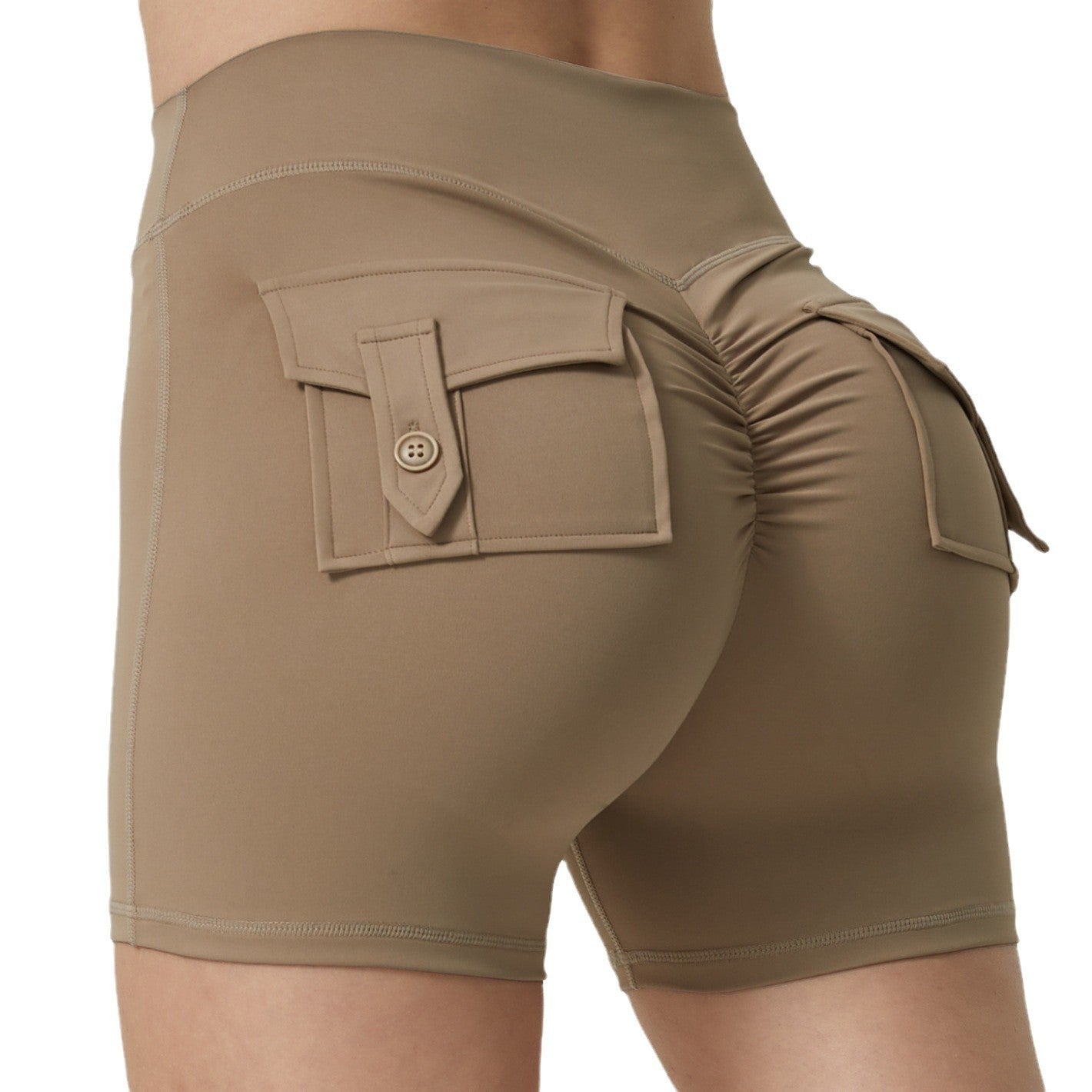 Pocket Fitness Sports Yoga Shorts