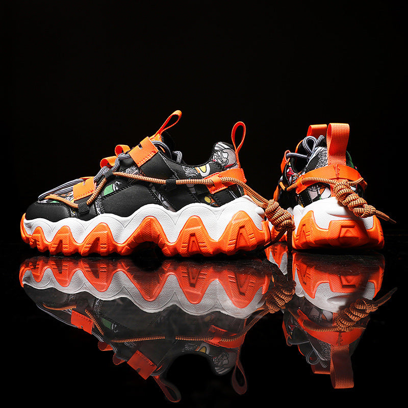 Color matching casual sports shoes