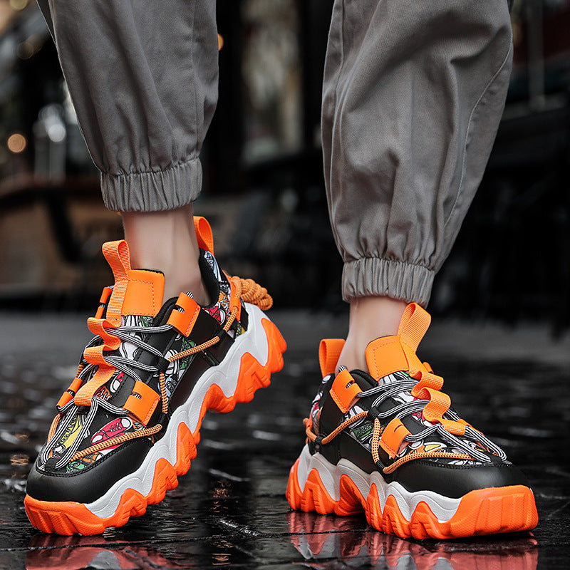 Color matching casual sports shoes