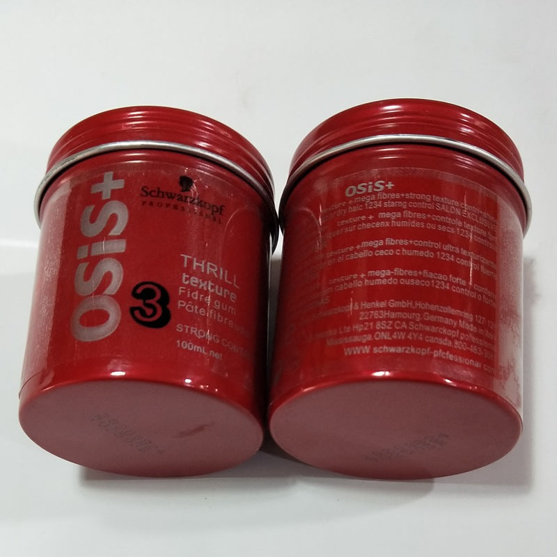 Grey hair mud hair wax